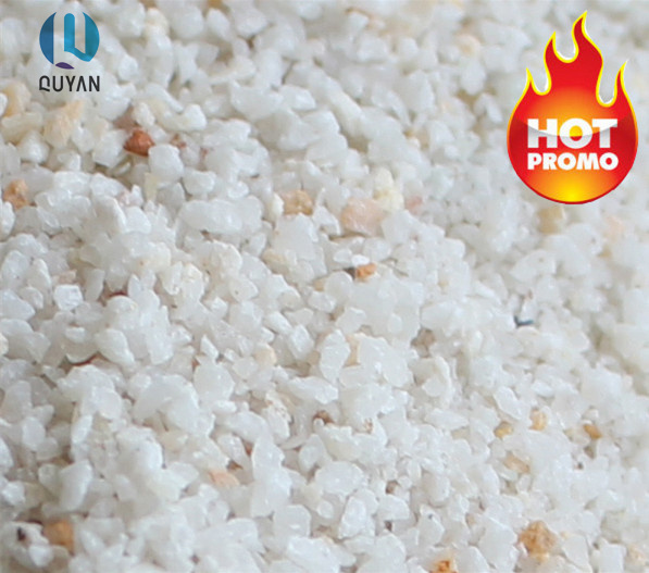 High Purity Fused Silica Sand Low Thermal Expansion Quartz Sand Para sa Precision Casting